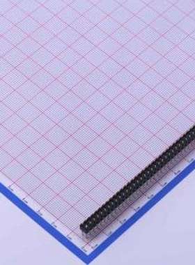 12251240CNG0S115001 排针 2x40P 间距:2.54mm 方针 直插 插件,P=