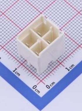 1376386-1 线对板针座 2x2P 间距:5mm 直插 插件,P=5mm