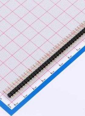 X6511WV-37H-C60D30 排针 1x37P 间距:2.54mm 方针 插件,P=2.54mm