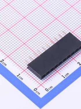 DM254R-11-10-85 排母 间距:2.54mm 1x10P 直插 插件,P=2.54mm