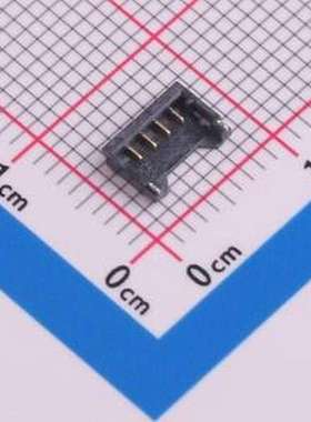 GT-A1201WRS-104B1101 线对板针座 1x4P 间距:1.2mm 卧贴 SMD,P=1