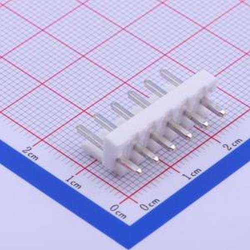 B6P-VH-B(LF)(SN) 线对板针座 1x6P 间距:3.96mm 直插 系列:VH 插