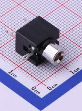 PJ-301-B 音频连接器(耳机) 3.5mm耳机座 黑色 插件