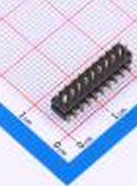 GPFC204-1002A099R1BA 排母 2x10P 间距:2mm SMD,P=2mm