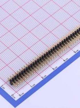 X4621WV-2x33I-C40D28 排针 2x33P 间距:2mm 方针 插件,P=2mm