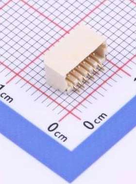 X1102WRS-2x06-N0V01-N 线对板针座 2x6P 间距:1mm 卧贴 SMD,P=1m