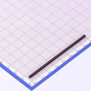 排针 1x40P 插件 40I P=2mm 方针 C40D28 2mm X4611WV 间距