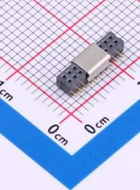 CSCC211-1002A001C1AF 排母 2x10P 间距:1mm 立贴 SMD,P=1mm