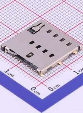 SMC-222-ARP9 SIM卡连接器 自弹式 MicroSIM卡 卡座 SMD
