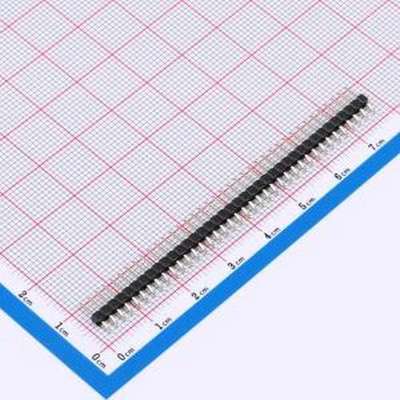 KH-2.0PH-1X38P-L9.0-WT 排针 1x38P 间距:2mm 卧贴 SMD,P=2mm,卧