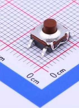KST241GLFS 轻触开关 6.2*6.2*5mm 立贴 轻触开关 SMD,6.2x6.2mm