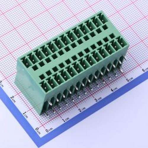 DB2ERH-3.81-2*13P-GN 插拔式接线端子 3.81mm 弯插,P=3.81mm