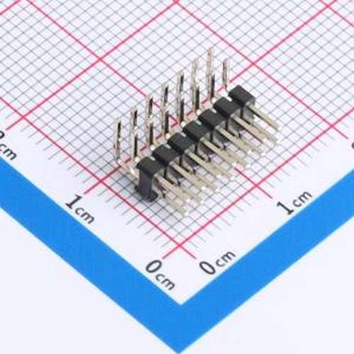 DS1025-06-2x7P8BR1-B 排针 2x7P 间距:2mm 弯插 弯插,P=2mm
