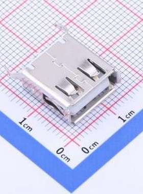 U-USBAS04P-F004 USB连接器 Type-A 母 直插 插件