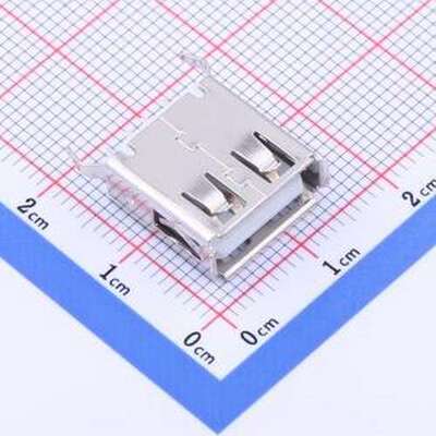 U-USBAS04P-F004 USB连接器 Type-A 母 直插 插件