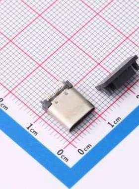 XUBF-0338-093 USB连接器 TYPE C 24PIN母座 立式H9.3MM贴板式 SM