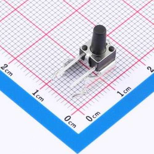 GT-TC102B-H105-L1 轻触开关 GT-TC102B-H105-L1 插件,6.1x6.1mm