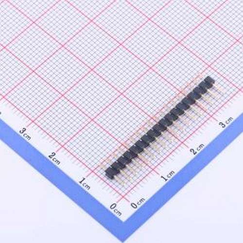 X4611WV-18I-C40D28 排针 1x18P 间距:2mm 方针 插件,P=2mm