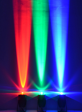 聚光射灯户外超亮一束光投射灯led强光光束激光照树防水10w七彩