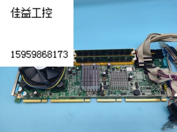 研华PCE-5124 Rev.A1工控机主板 2G两条内存条和CPU和四组插件议