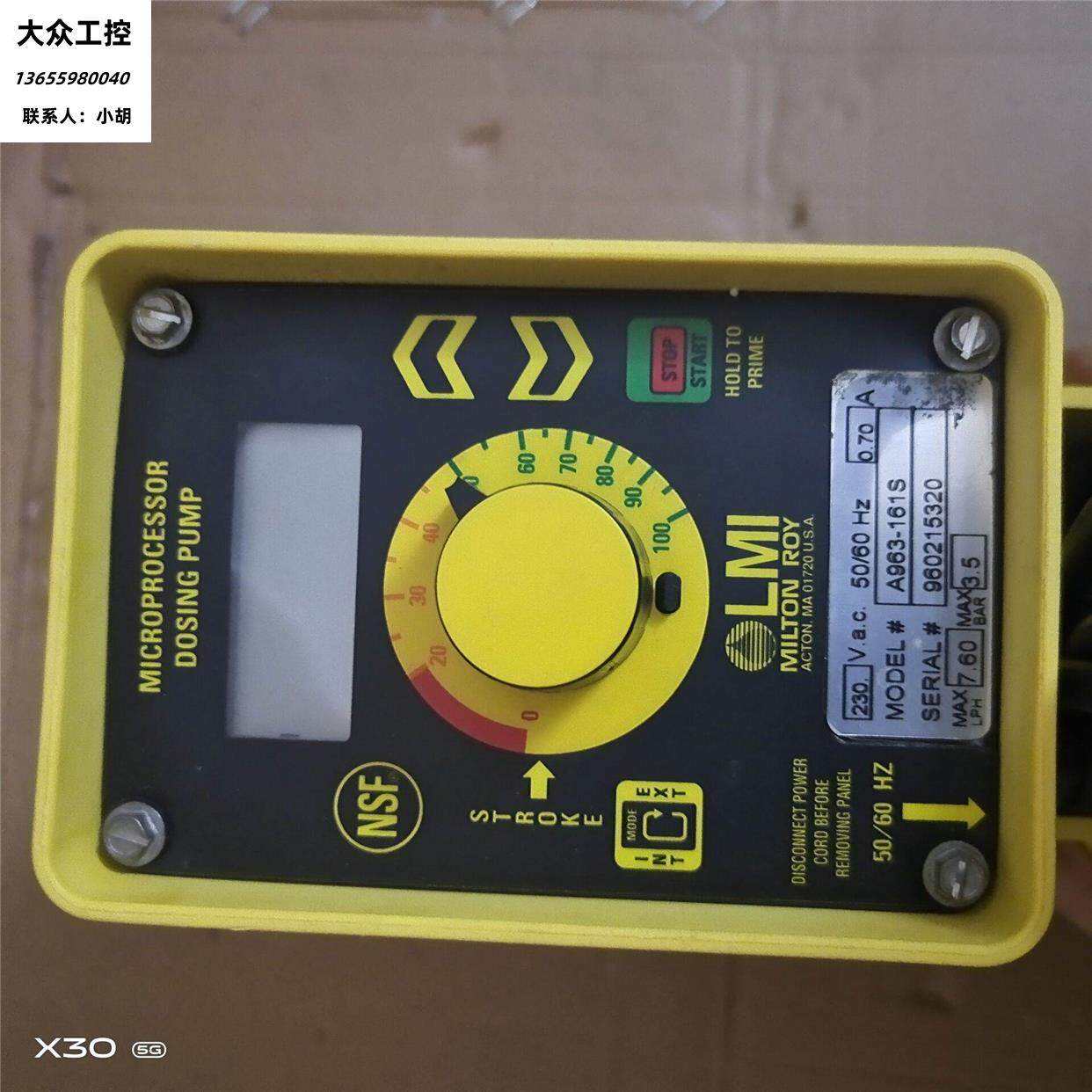 米顿罗电磁计量泵a963-161s 加药电磁工程余货未用无盒广州发