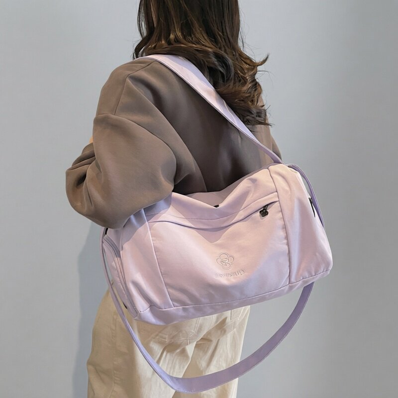 日韩风游泳健身包女运动包轻便大容量干湿分离独立鞋仓短途旅行包