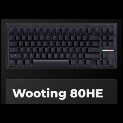 正品现货Wooting80HE磁轴键盘