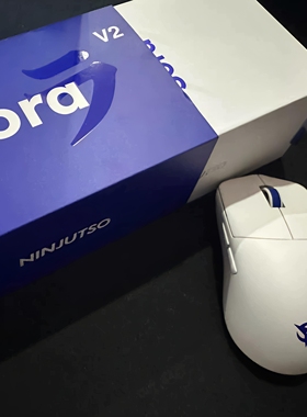 少量现货Ninjutsu  Sora V3 V2 新款白色粉色鼠标 8K接收器