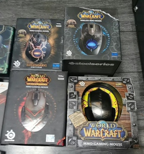 现货赛睿WARCRAFT熊猫人无线 大灾变 特别版 游戏鼠标 魔兽世界