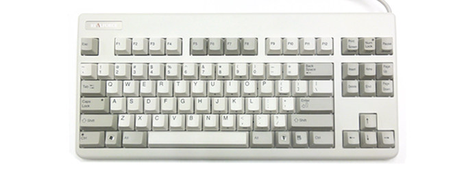 现货老款韧锋/REALFORCE 87U103U白色分区压力全域55g静电容键盘