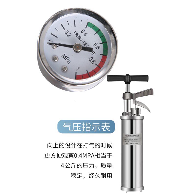 管道疏通器一炮通不锈钢材质厨房厕所马桶下水道强劲高压疏通神器