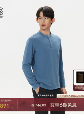 KOLON SPORT可隆户外休闲衣保暖男士POLARTEC抓绒长袖T恤