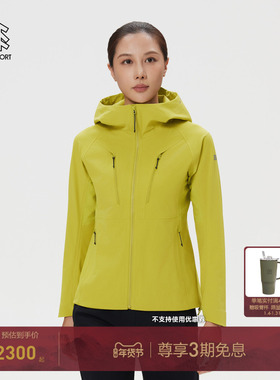 KOLON SPORT可隆软壳衣防泼水透湿防风耐磨女士Climbing软壳夹克