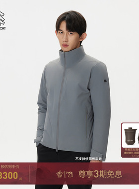 KOLON SPORT可隆羽绒衣防水透湿防风耐磨男士轻量立领羽绒服