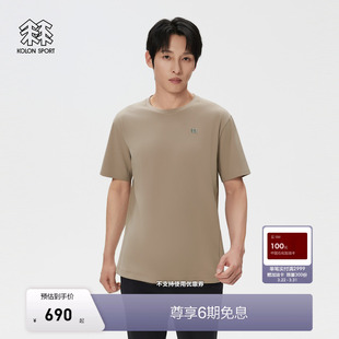 KOLON T恤 SPORT可隆速干T恤吸湿速干男女圆领短袖