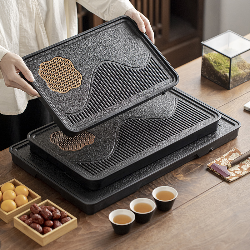 功夫茶具竹制茶海简约茶盘轻奢