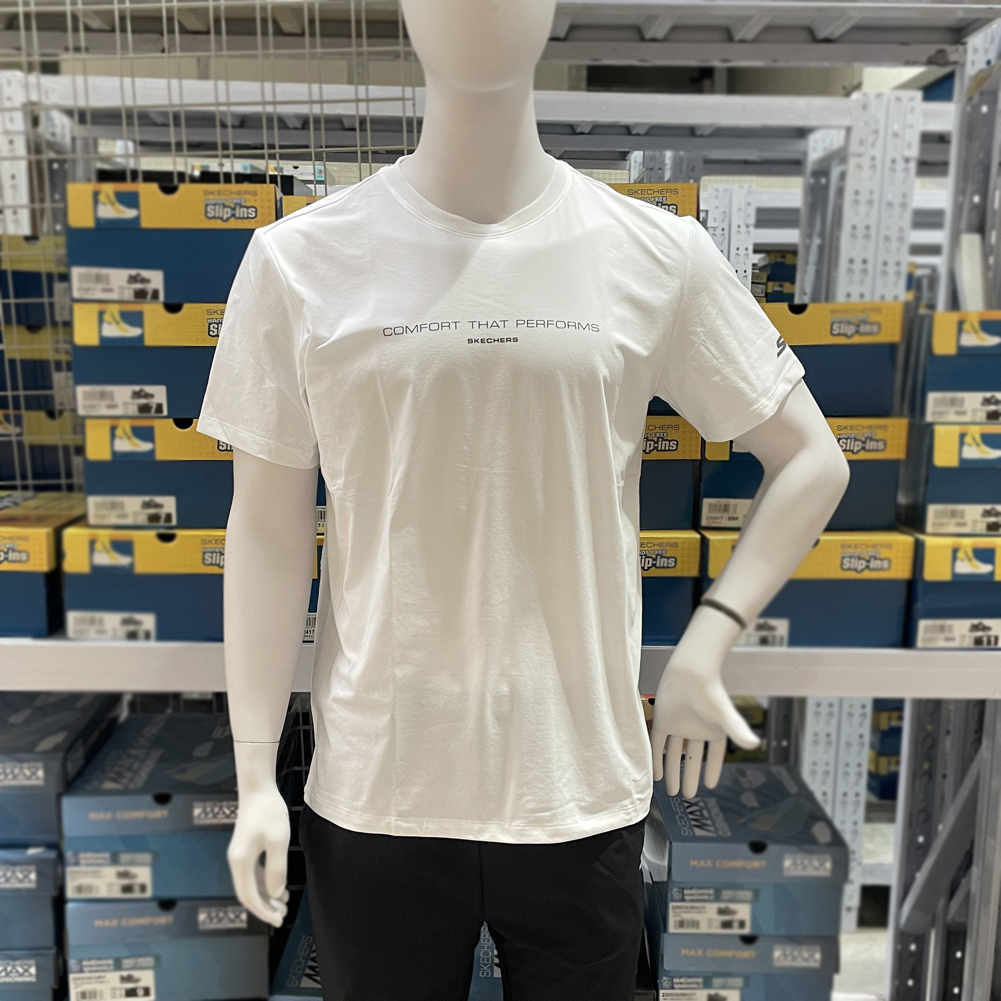 skechers斯凯奇2026男透气舒适运动休闲上衣T恤短袖P226M089图片