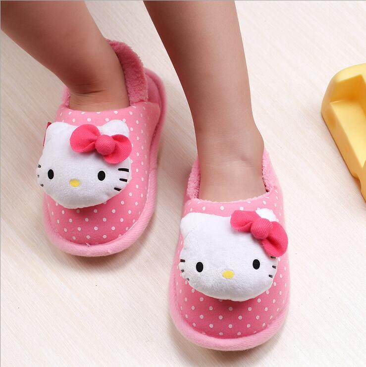 Chaussons enfants en autre HELLO KITTY pour hiver - semelle autre - Ref 986753 Image 1