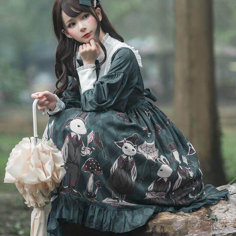 洛丽塔毒蘑菇长袖op原创正品萝莉塔哥特风日常Lolita轻LO春夏季款使用感如何?