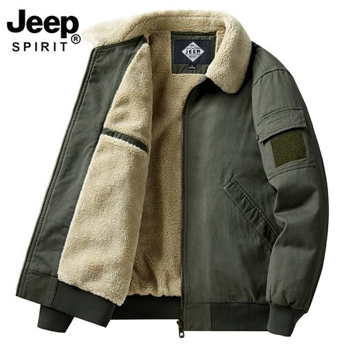 JEEPSPIRIT吉普加绒加厚夹克