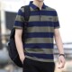 SPIRIT吉普短袖 条纹POLO衫 2026夏季 JEEP 男士 商务休闲翻领透气T恤