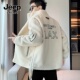 JEEP 潮牌宽松抓绒夹克 外套加厚保暖新款 SPIRIT秋冬季 羊羔绒男士