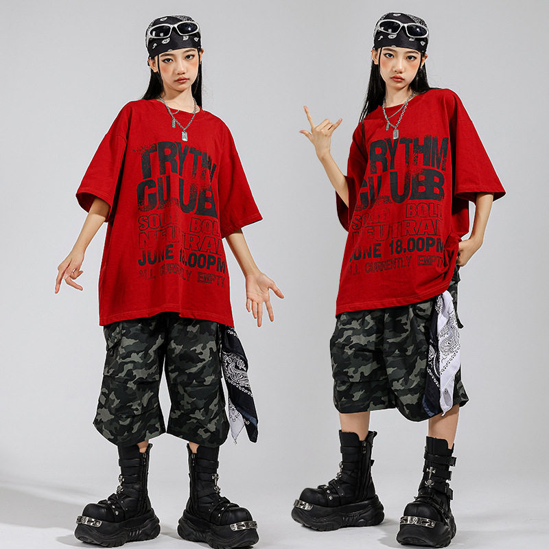 儿童街舞服装炫酷男童舞台演出服