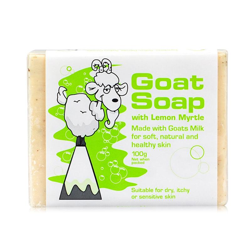 【香港直邮】澳洲Goat Soap羊奶皂/手工羊奶皂柠檬味100g 4块装