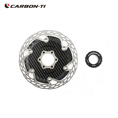 CARBON TI 自行车刹车碟片碳纤维不锈钢气动款X-Rotor Aero