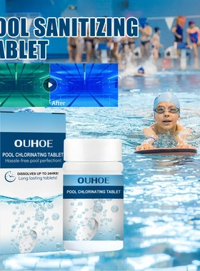 Pool Chlorination Tablets Water Cleaning Stain Removal Odour