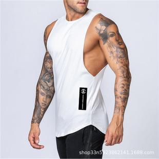 gym Man summer Men clothes vest Singlet男Crossfit背心tanktop