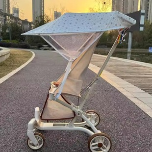 playkids普洛可A5口袋车遮阳棚夏季遮光罩遛娃婴儿推车配件防晒蓬