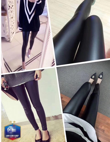 fff秋季超柔显瘦大码磨毛小脚裤