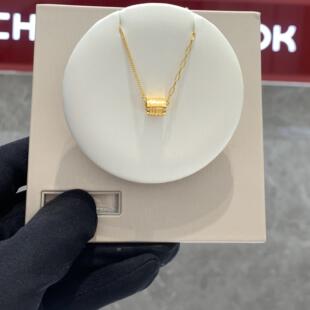 周大福代购 新款传福系列CNC工艺足金福字黄金手链定价78折R35257